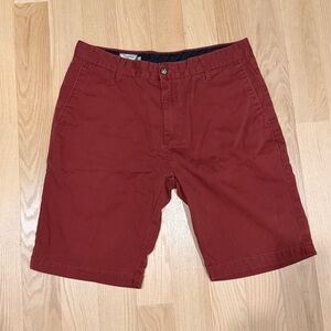 Volcom Men's Brick Red Shorts Size 33